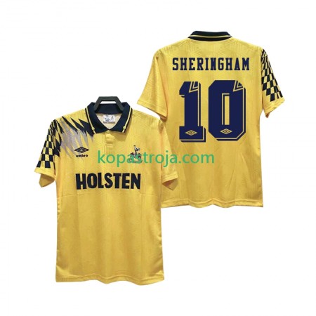 Billiga Fotbollströjor Tottenham Hotspur SHERINGHAM 10 1992 Retro Borta tröja 1994 Kortärmad